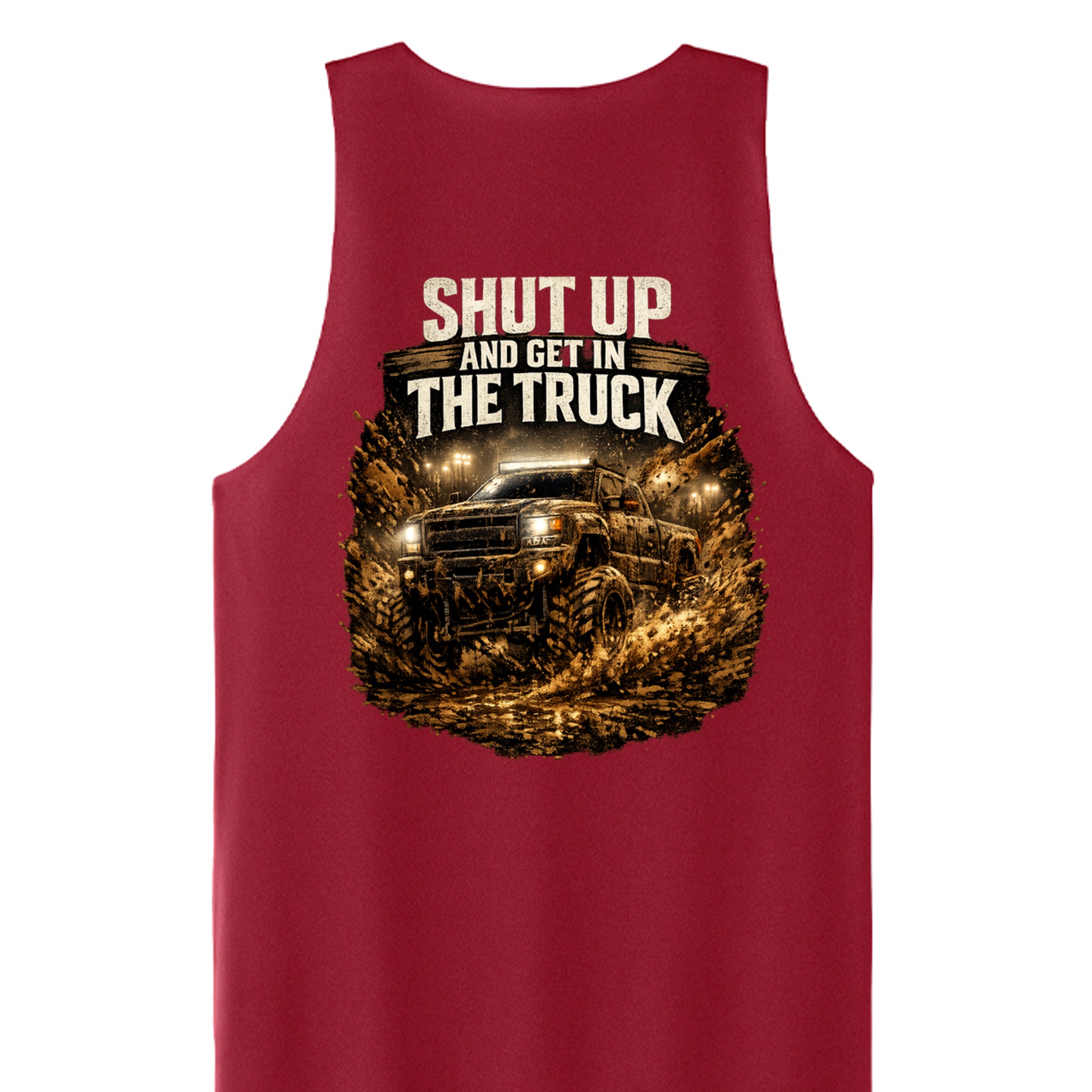 Deep Red/ White - ST551 - BACK