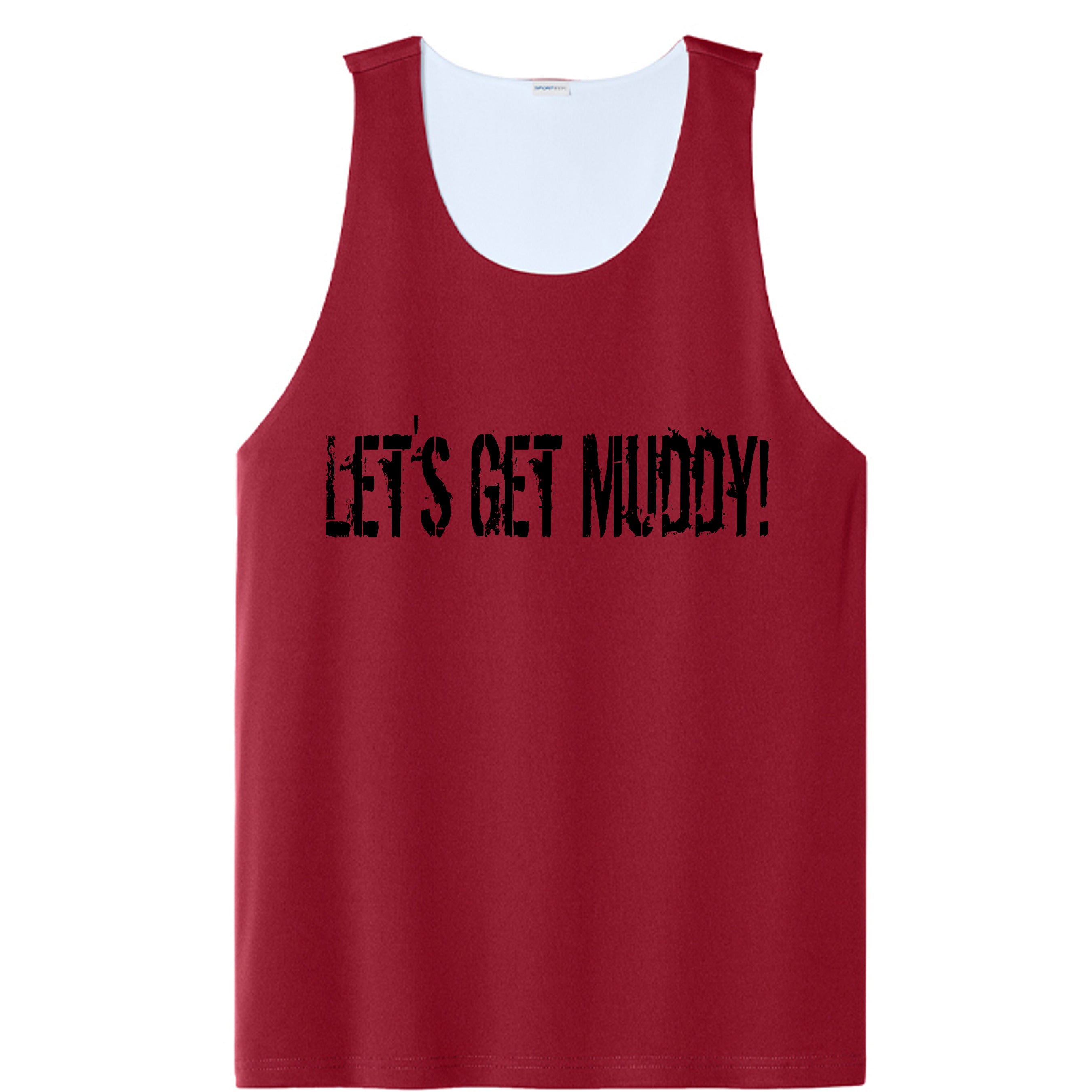 Deep Red/ White - ST551 - FRONT